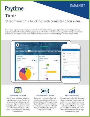 Paytime Time & Labor Management Solution Guide