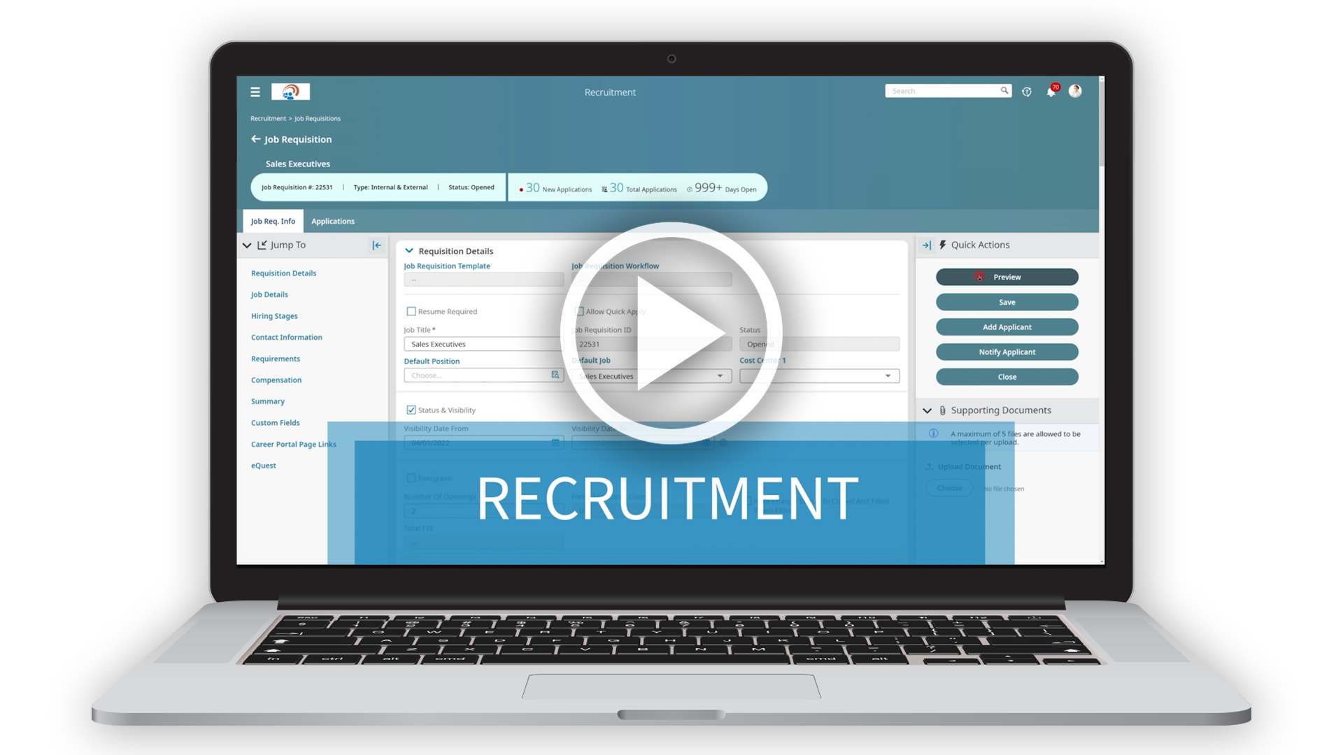 Paytime TeamSuiteHR Recruitment Demo