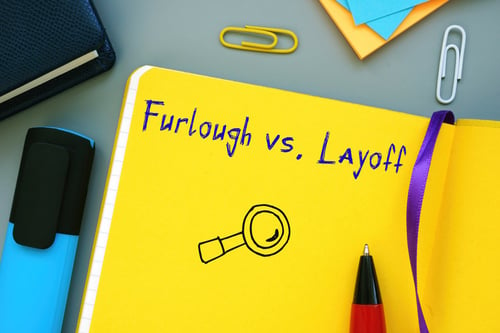 Stock Photo - Furlough vs. Layoff